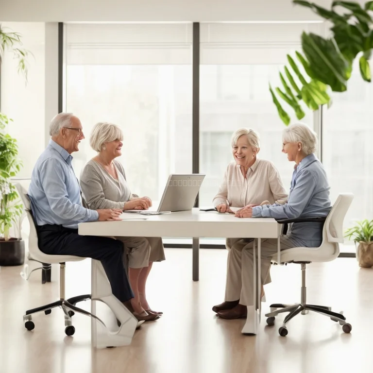 سعادة كبار السن مع حلول التأمين المحتسبة